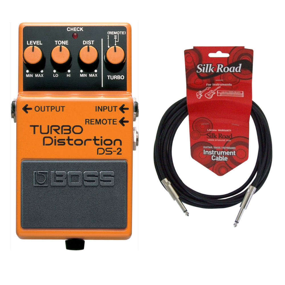 BOSS DS-2 3Mシールドケーブル付き ターボディストーション