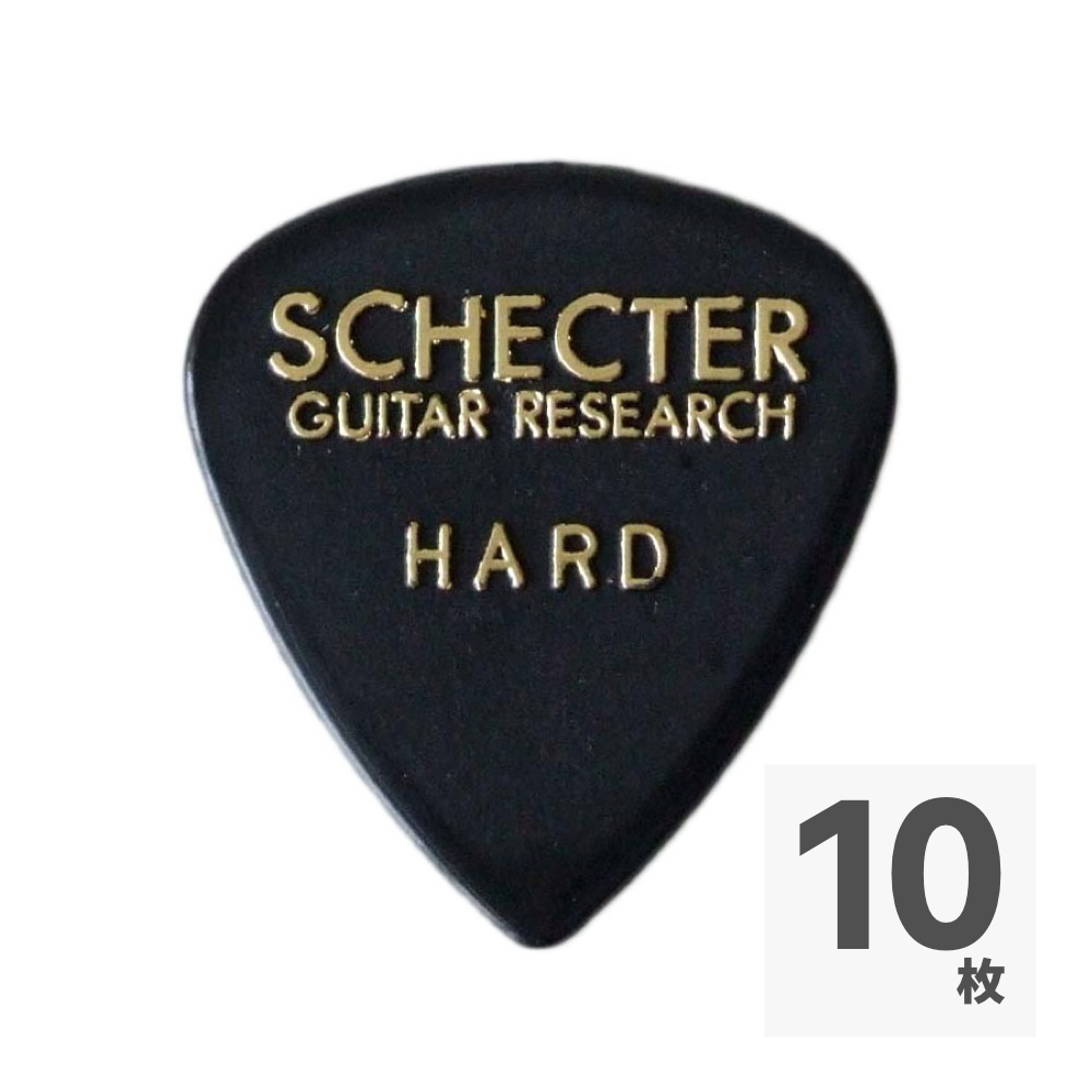 SCHECTER SPT-HN10 BK ティアドロップ型 HARD ナイロン ギターピック×10枚