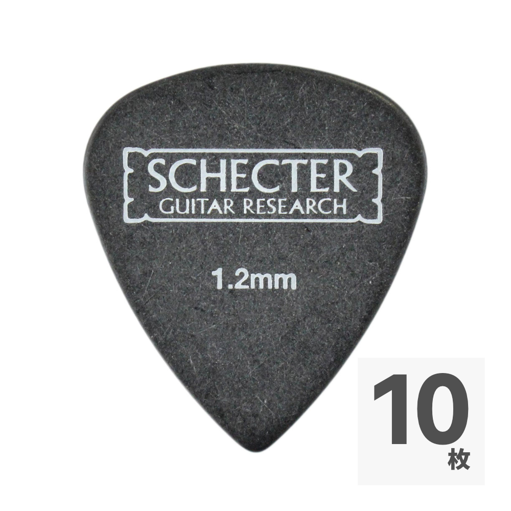 SCHECTER SPT-EP10 BK ティアドロップ型 EX HARD ポリアセタール ギターピック×10枚